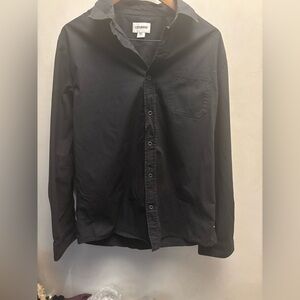 Converse Black Long Sleeve Button-Up Shirt – Men’s XL